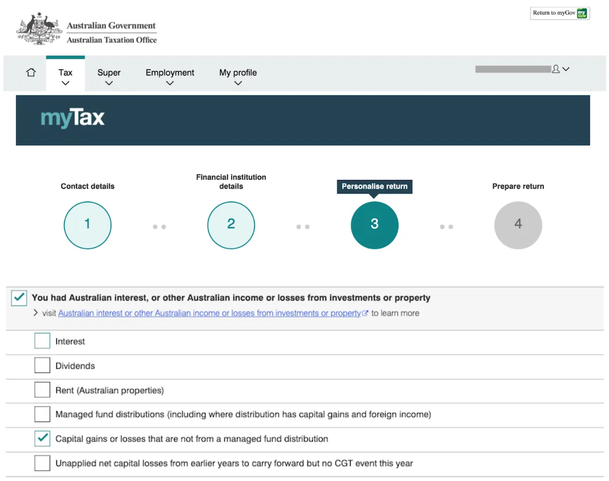 aucapgainsmytax